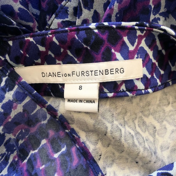 Diane von Furstenberg Irina Silk Wrap Dress - Picture 6 of 6